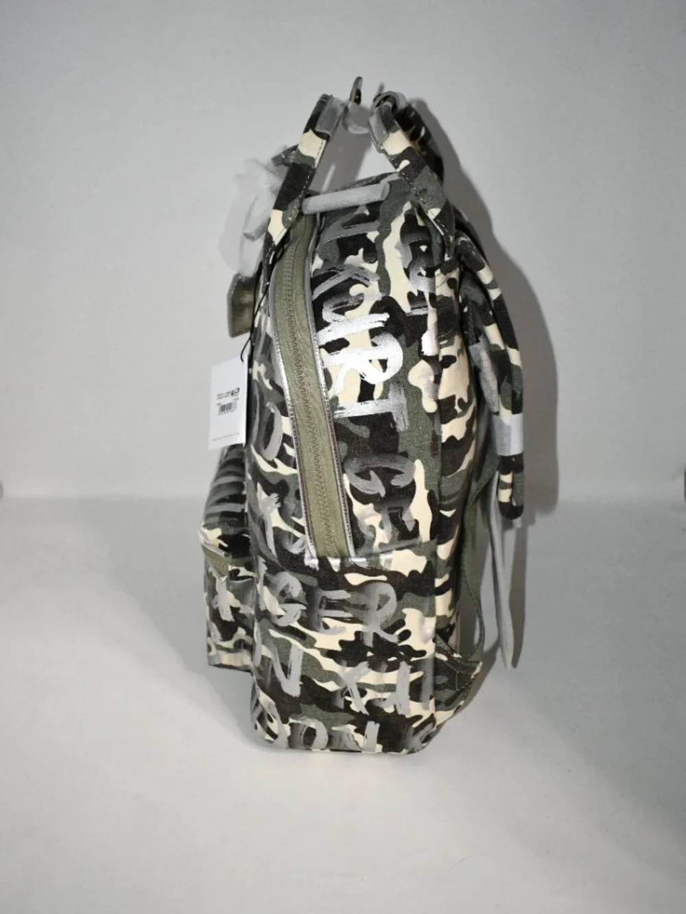 Kurt Geiger LARGE Southbank Camo Backpack in Green Camo #2744279609 NWT Details: